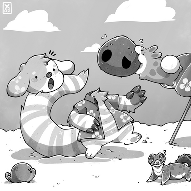 StrudelCafe ARPG illustration