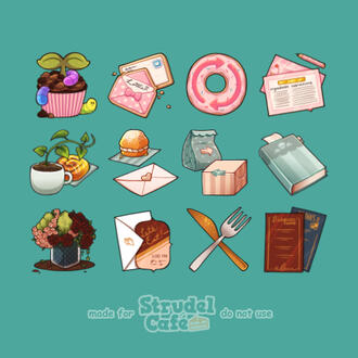 profile skin icons for StrudelCafe