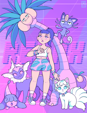 poke trainer self portrait